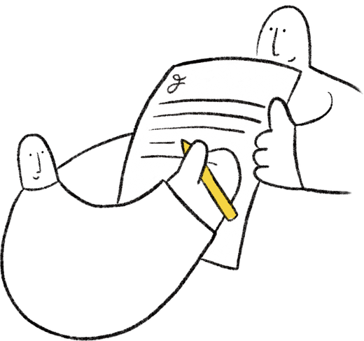 Signing Will illustration